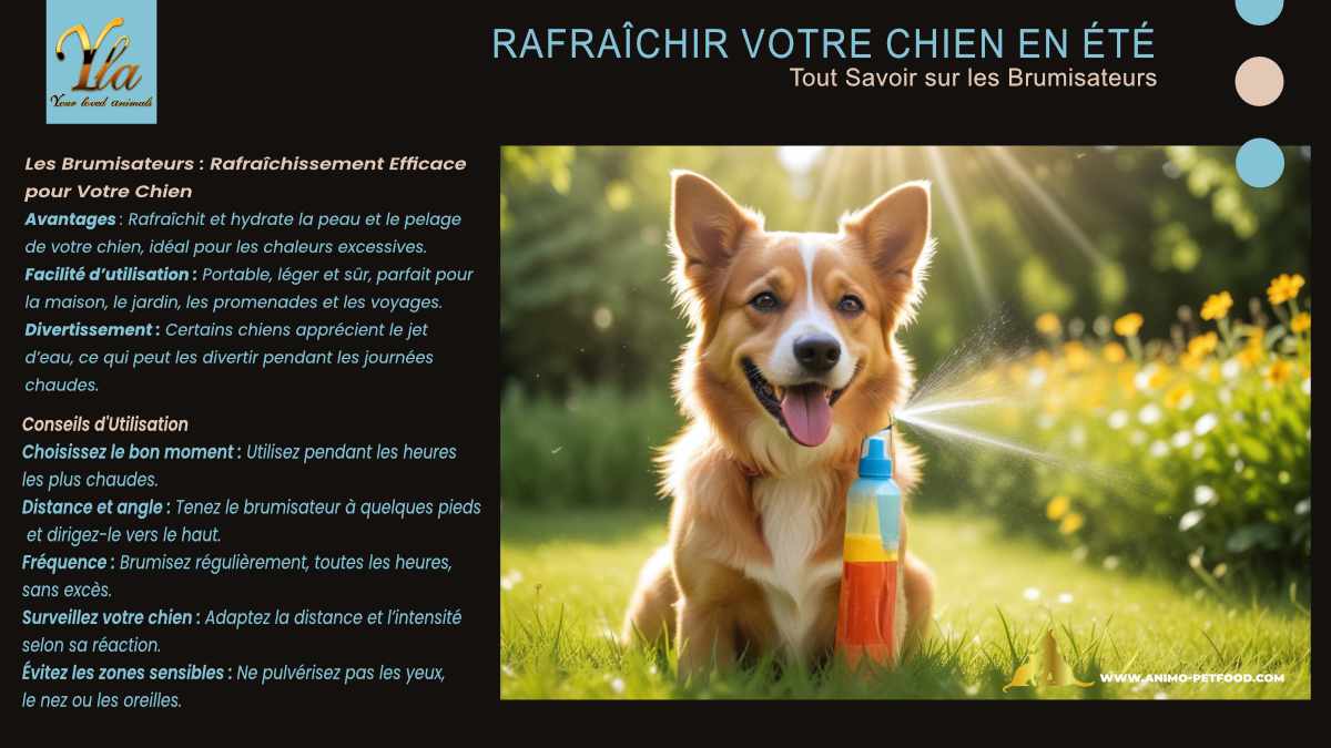 Brumisateurs pour chiens : Rafraîchissement efficace et divertissant en été